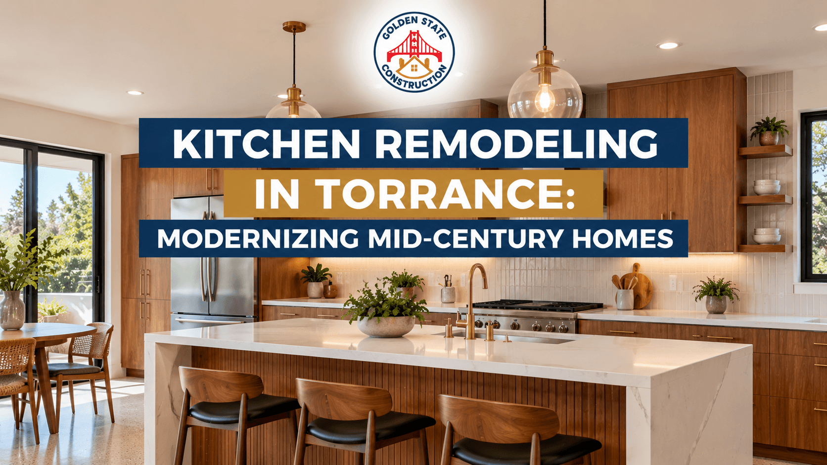 Modern mid-century kitchen renovation