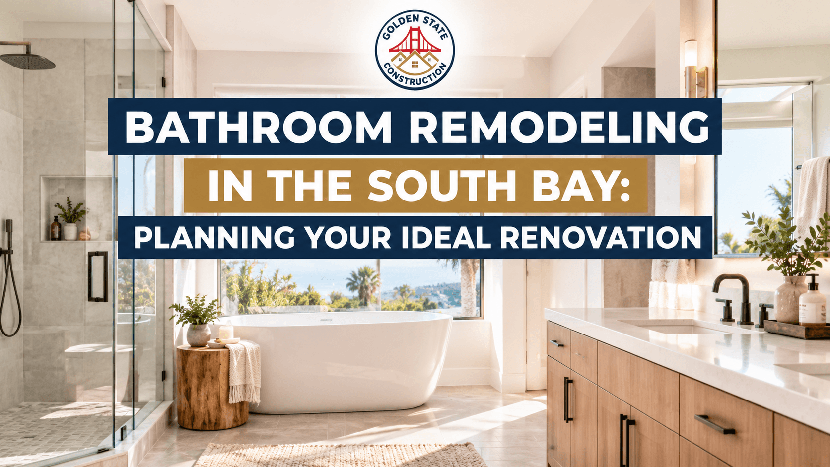 Golden State bathroom renovation