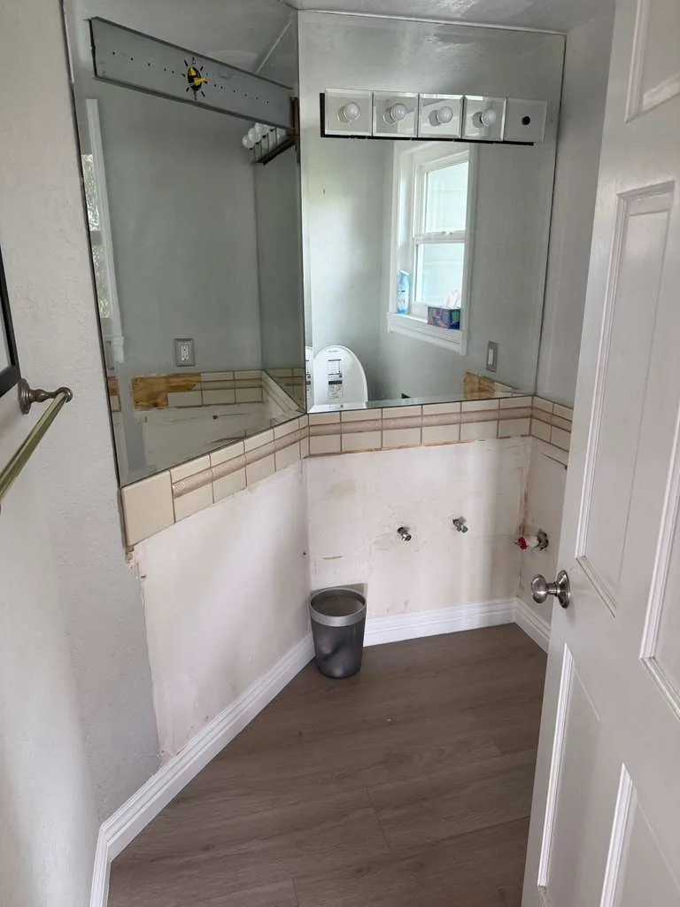 Guest bathroom remodel, before